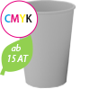 Bio Becher einwandig 180ml, 4/0-farbig (CMYK)