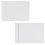 Briefumschlag DIN C5 (Lasche an der schmalen Seite), haftklebend ohne Fenster, unbedruckt weiß