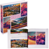 Buch Hardcover mit rundem Rücken, DIN A5 quer, Umschlag 4/0-farbig CMYK, Inhalt 80 Seiten 4/4-farbig CMYK