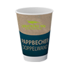 Graspapier Becher doppelwandig 200ml, 4/0-farbig