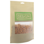 Recycelbarer Folien-Standbodenbeutel 13 x 22 x 7 cm mit neutralem Boden, 4-farbig bedruckt