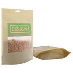 Recycelbarer Folien-Standbodenbeutel 15 x 25 x 7 cm mit individuellem Boden, 4-farbig bedruckt