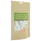 Recycelbares-Papier-Standbodenbeutel 17 x 27 x 8 cm mit neutralem Boden, 4-farbig bedruckt