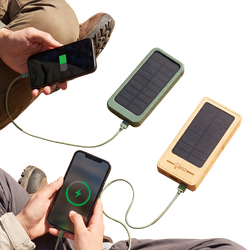 Solar-Powerbank mit Logo bedrucken | Nachhaltige Werbeartikel