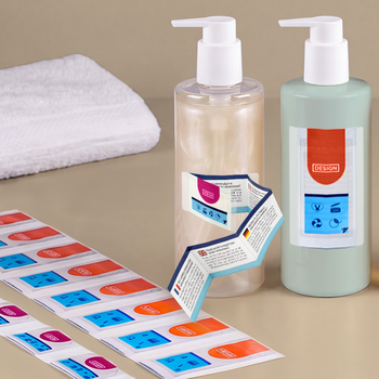 Booklet-Etiketten Muster bestellen | Neutrale Multipage-Etiketten testen