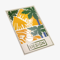 Postkarte mit partieller UV-Lack-Veredelung