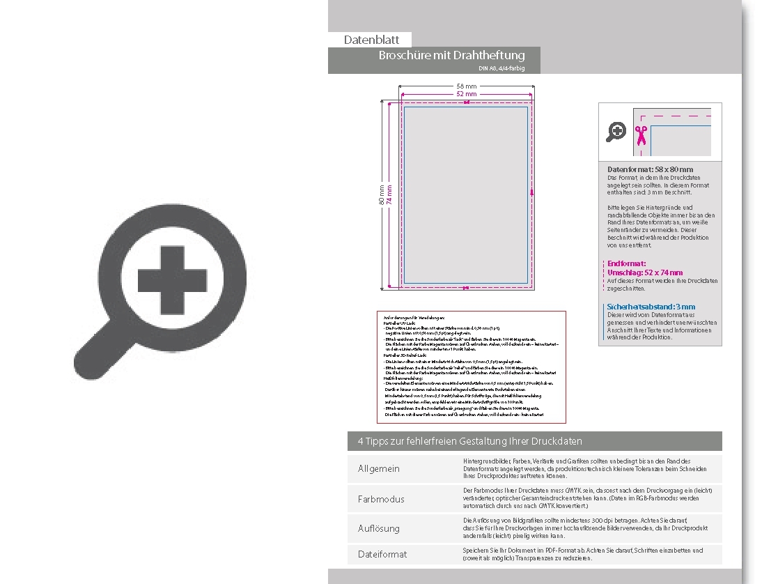Product Bild brosch__re_mit_drahtheftung__endformat_din_a8__72-seitig
