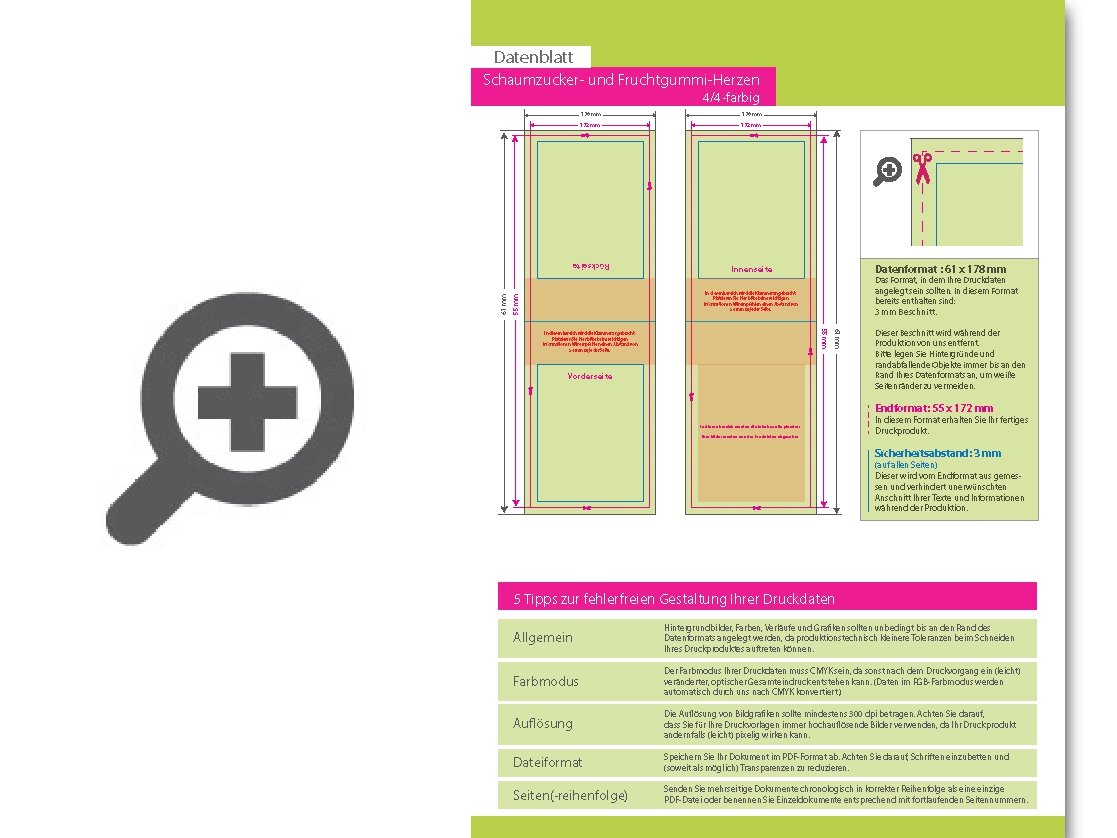 Product Bild fruchtgummi-_und_schaumzucker-herzen_im_65g_folienbeutel__neutrales_muster