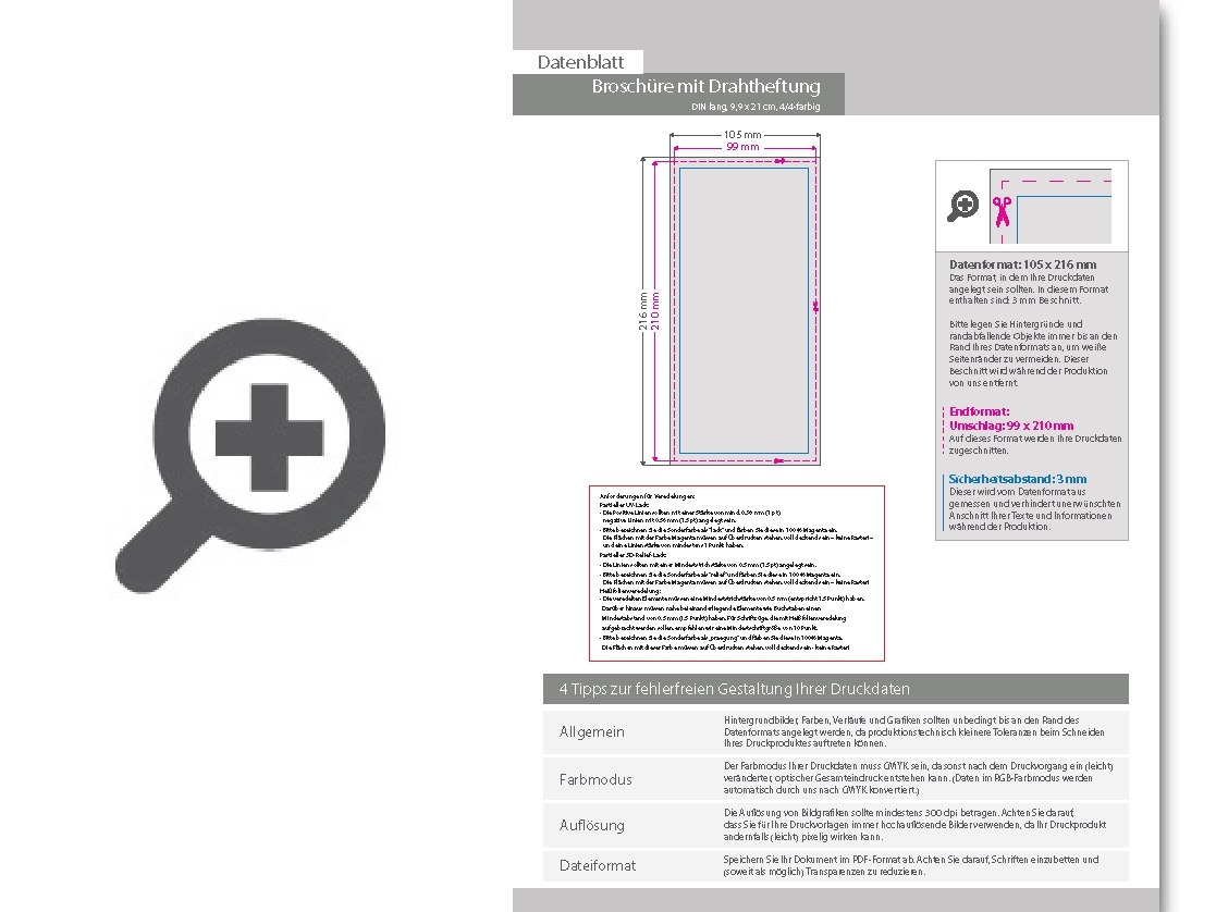 Product Bild brosch__re_mit_drahtheftung__endformat_din_lang_(99_x_210_mm)__60-seitig
