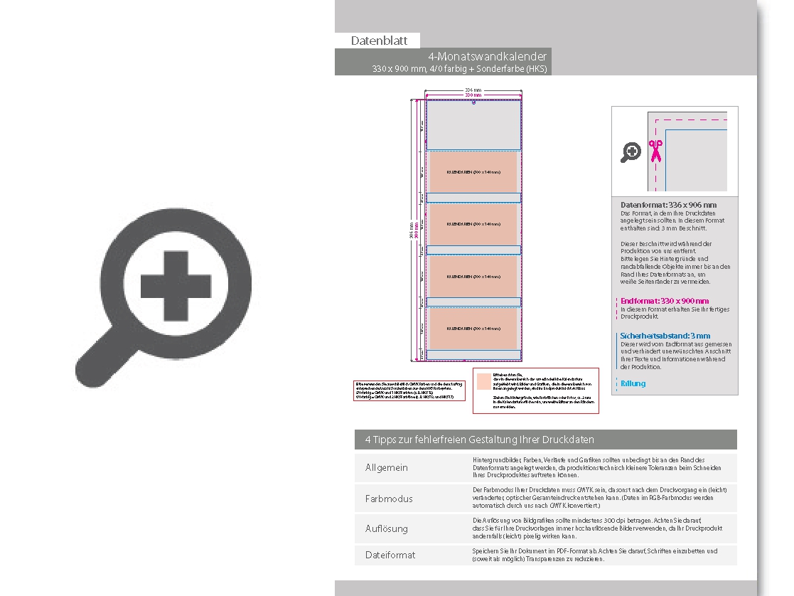 Product Bild 4-monatskalender_(mehrblock)__33_x_90_cm_(5_0-farbig_cmyk_+_1_sonderfarbe)