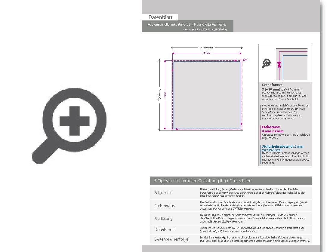 Product Bild figurenaufsteller_inkl__standfu___mit_freier_gr____e_(rechteckig)__einseitig_4_0-farbig_bedruckt
