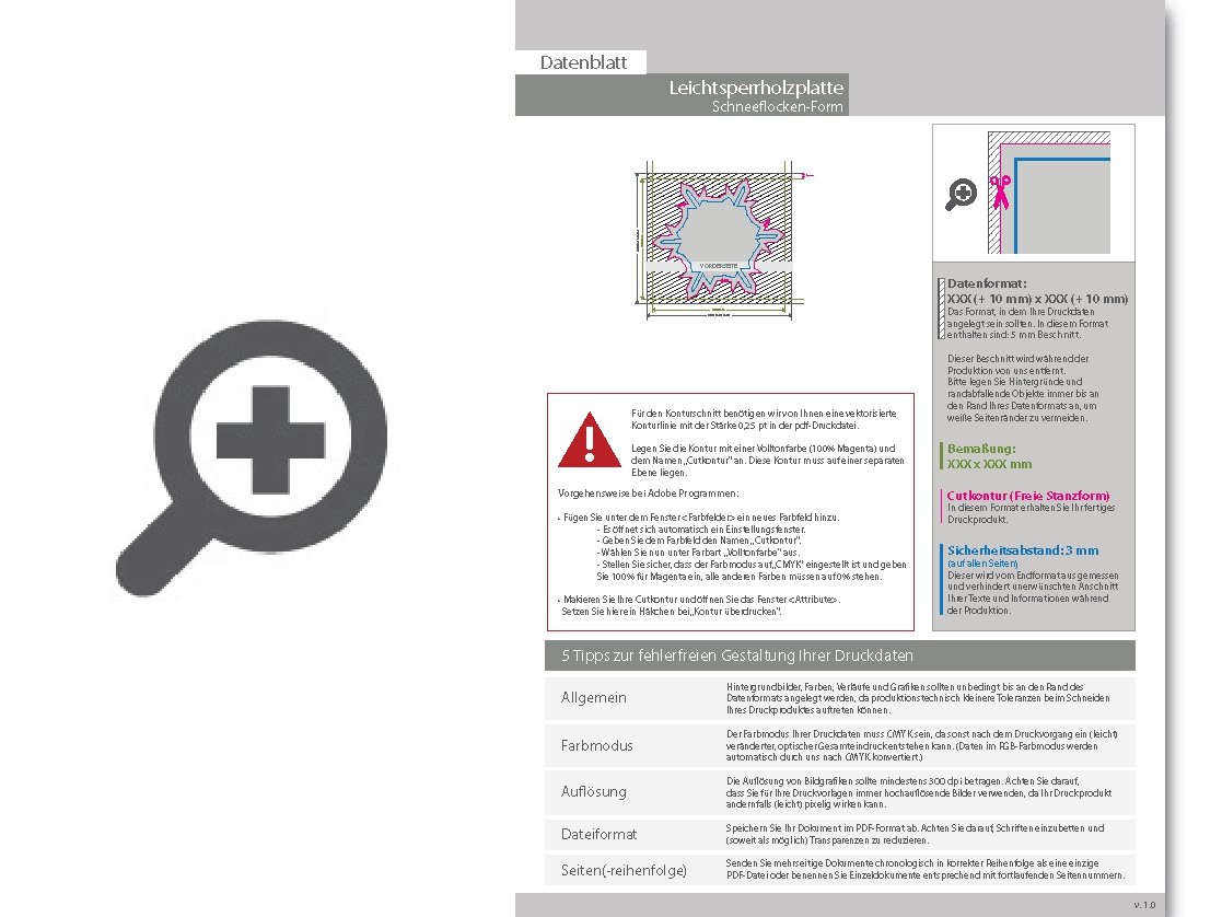 Product Bild leichtsperrholzplatte_in_schneeflocke-form_konturgefr__st___einseitig_4_0-farbig_bedruckt