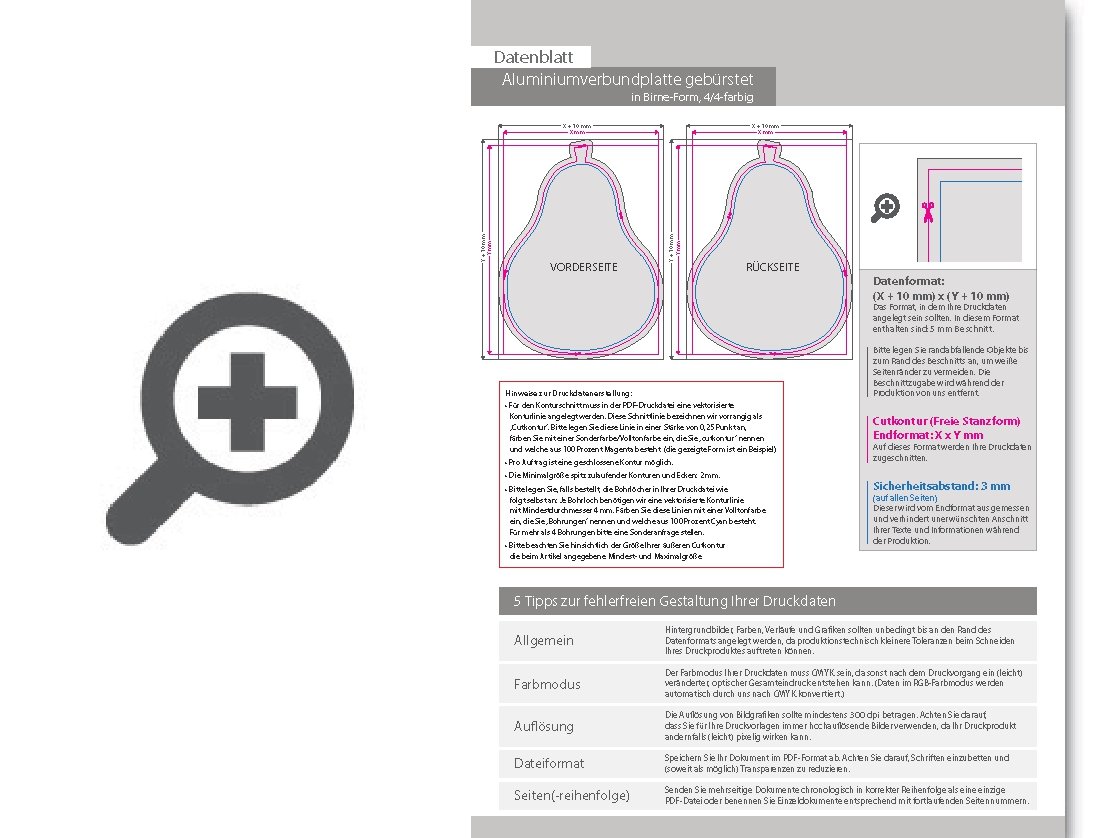 Product Bild aluminiumverbundplatte_silber_geb__rstet_in_birne-form_konturgefr__st___beidseitig_4_4-farbig_bedruckt