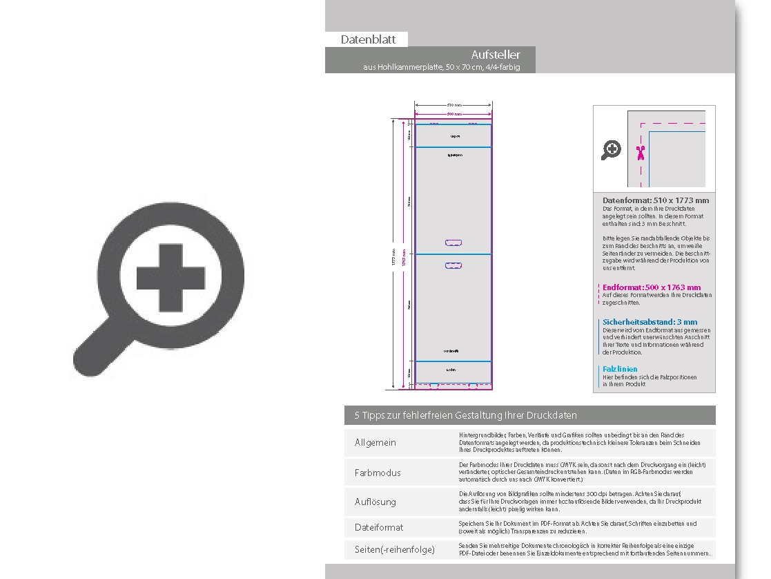 Product Bild aufsteller_aus_hohlkammerplatte_50_cm_x_70_cm__4_4-farbig_bedruckt