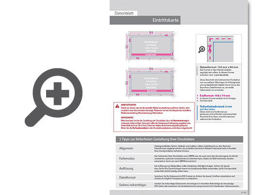 Product Bild eintrittskarte_148_x_74_mm_4_4_farbig_mit_beidseitig_partieller_uv-lackierung