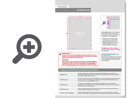 Product Bild eintrittskarte_din_a6__ohne_perforierung_und_ohne_nummerierung_(4_0_einseitig_bedruckt)