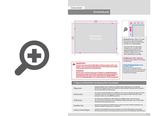 Product Bild eintrittskarte_din_a6_quer__ohne_perforierung_und_ohne_nummerierung_(4_0_einseitig_bedruckt)