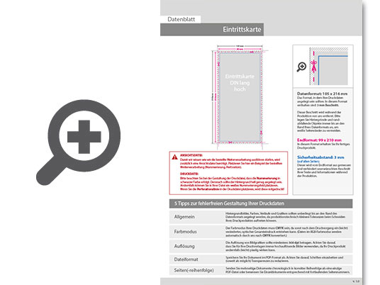 Product Bild eintrittskarte_din_lang_perforiert_&_2_x_nummeriert_(4_4_beidseitig_bedruckt)
