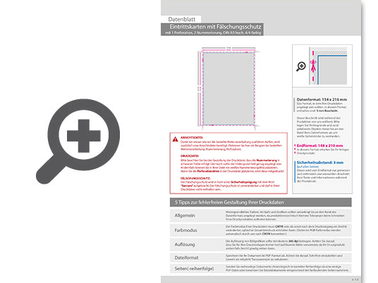 Product Bild eintrittskarte_mit_f__lschungsschutz_din_a5__mit_perforierung_und_2x_nummeriert_(4_4_beidseitig_bedruckt)