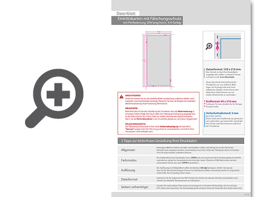 Product Bild eintrittskarte_mit_f__lschungsschutz_din_lang__mit_perforierung_(4_0_einseitig_bedruckt)