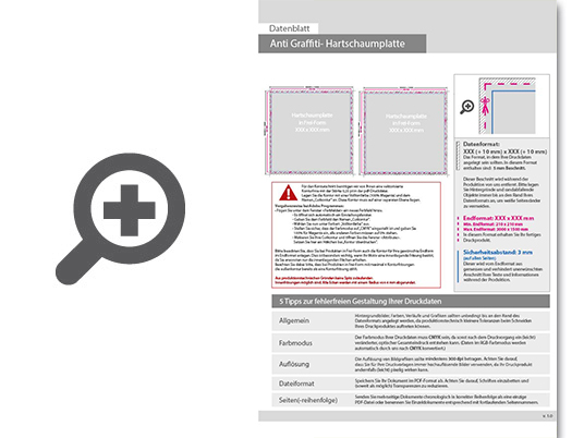 Product Bild hartschaumplatte_mit_anti-graffiti-lack_gl__nzend_in_frei-form_(max__4_konturfr__sungen_m__glich)___beidseitig_4_4-farbig_bedruckt