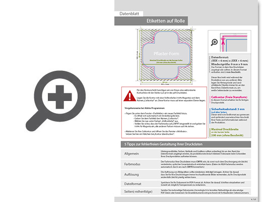 Product Bild hochwertige_etiketten_auf_rolle_in_pflaster-form