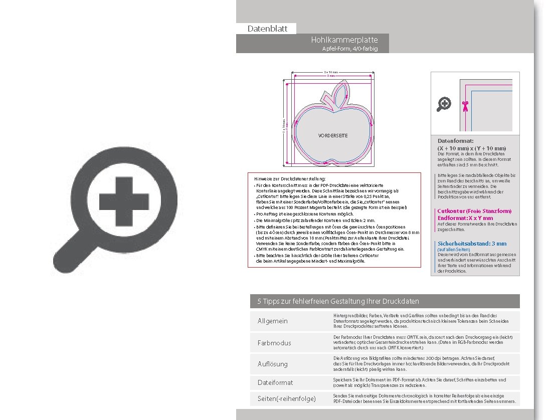 Product Bild hohlkammerplatte_in_apfel-form_konturgefr__st___einseitig_4_0-farbig_bedruckt