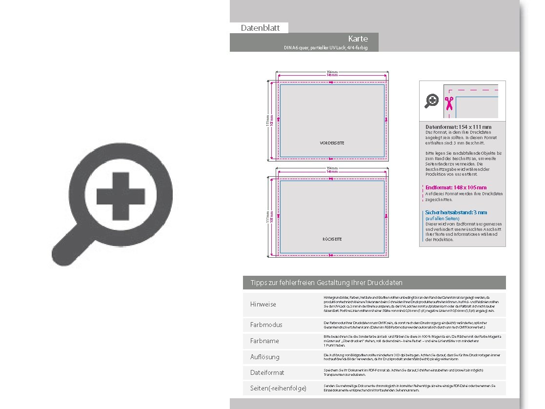 Product Bild taufkarte_din_a6_quer_4_4_farbig_mit_beidseitig_partieller_uv-lackierung