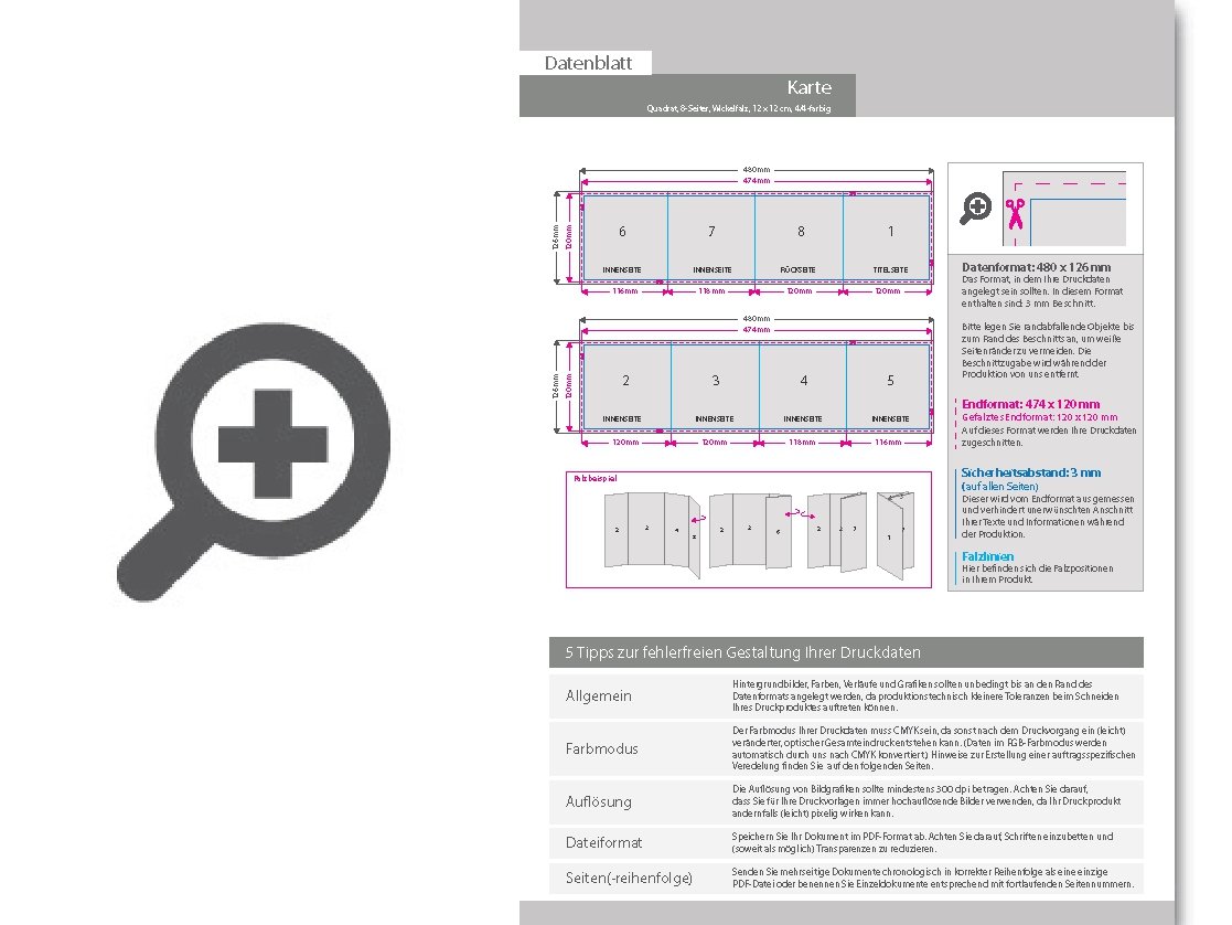 Product Bild einladungskarte__gefalzt_auf_quadrat_12_0_cm_x_12_0_cm__vertikaler_wickelfalz__8-seitig