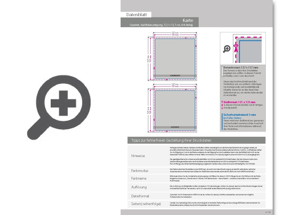 Product Bild weihnachtskarten_quadrat_12_1_cm_x_12_1_cm_mit_hei__folienpr__gung_silber
