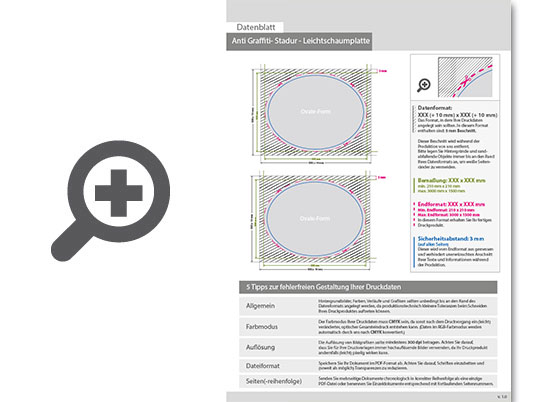 Product Bild leichtschaumplatte_stadur_mit_anti-graffiti-lack_gl__nzend_oval_(oval_konturgefr__st)___beidseitig_4_4-farbig_bedruckt