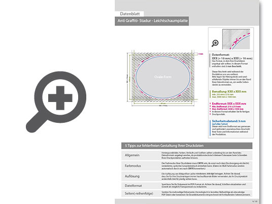 Product Bild leichtschaumplatte_stadur_mit_anti-graffiti-lack_gl__nzend_oval_(oval_konturgefr__st)___einseitig_4_0-farbig_bedruckt