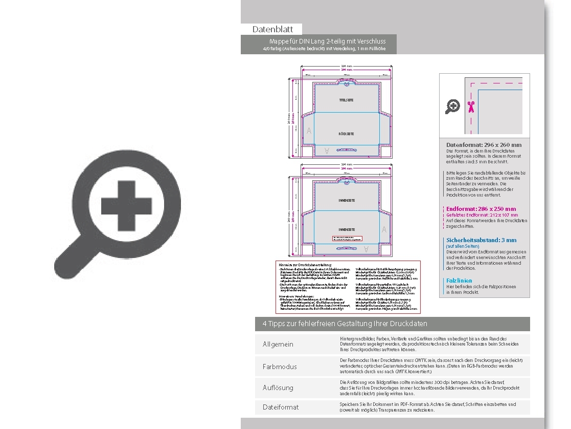 Product Bild mappe_f__r_din_lang__2-teilig_mit_verschluss__4_0_farbig_(au__enseite_bedruckt)__mit_partieller_uv-lack-veredelung