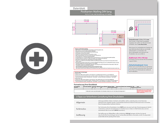 Product Bild postkarten-mailing_din_lang_quer_(21_0_cm_x_10_5_cm)_mit_partieller_uv-lack-veredelung