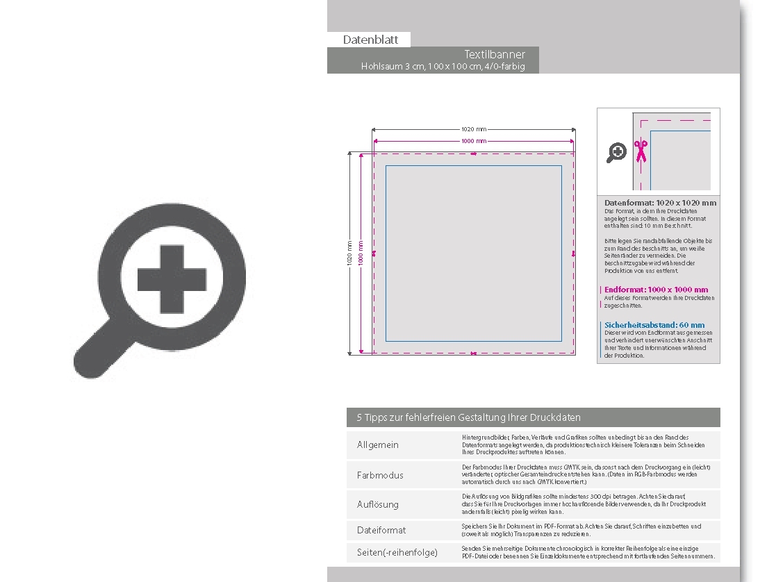 Product Bild hochwertige_stoff-banner_100_x_100_cm__4_0-farbig_bedruckt__hohlsaum_links_und_rechts_(durchmesser_hohlsaum_3_0_cm)