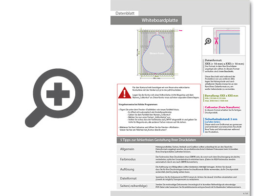 Product Bild whiteboardplatte_in_birne-form_konturgefr__st_unbedruckt