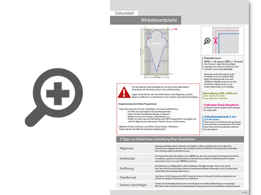 Product Bild whiteboardplatte_in_eis-form_konturgefr__st_unbedruckt