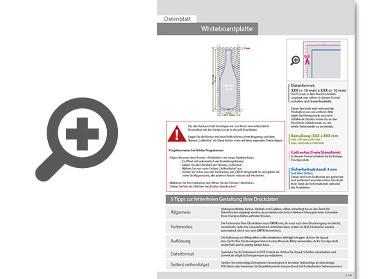 Product Bild whiteboardplatte_in_flasche-form_konturgefr__st_unbedruckt