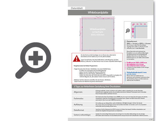 Product Bild whiteboardplatte_in_frei-form_(eine_konturfr__sung_m__glich)_unbedruckt