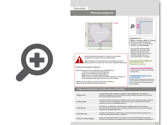 Product Bild whiteboardplatte_in_herz-form_konturgefr__st___einseitig_4_0-farbig_bedruckt