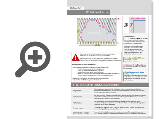 Product Bild whiteboardplatte_in_wolke-form_konturgefr__st_unbedruckt