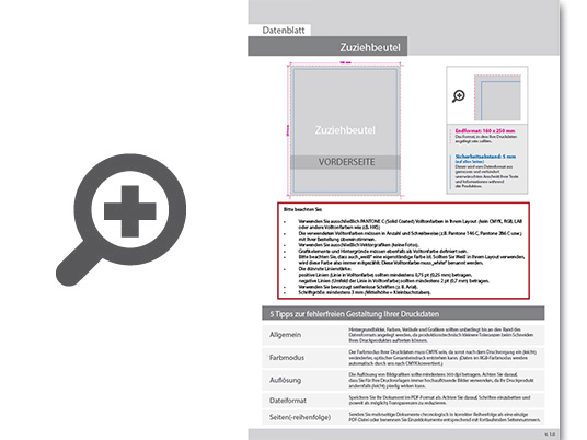 Product Bild zuziehbeutel_gr____e_m__1-farbig__einseitig_bedruckt